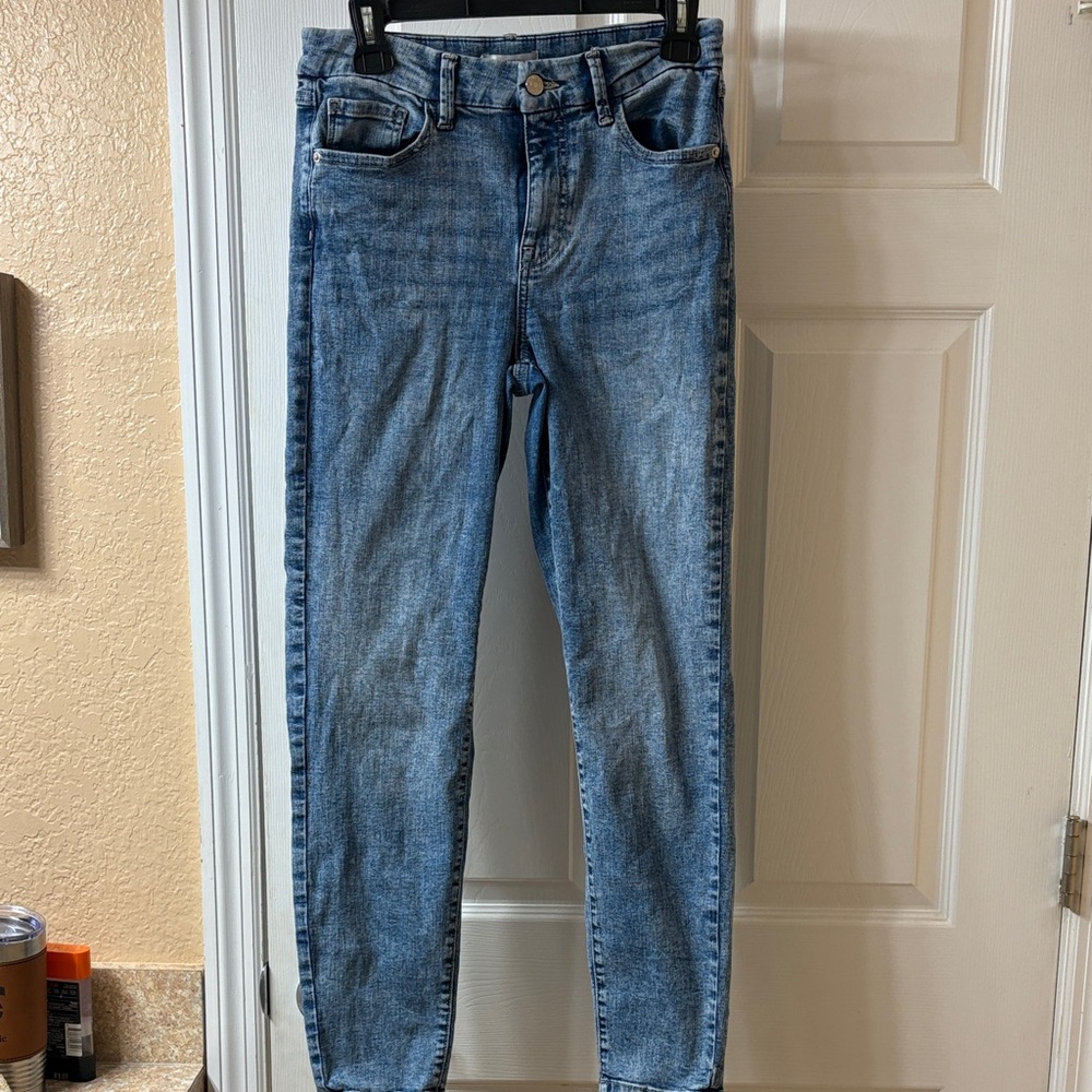 Forever 21 Blue Straight Leg Jeans